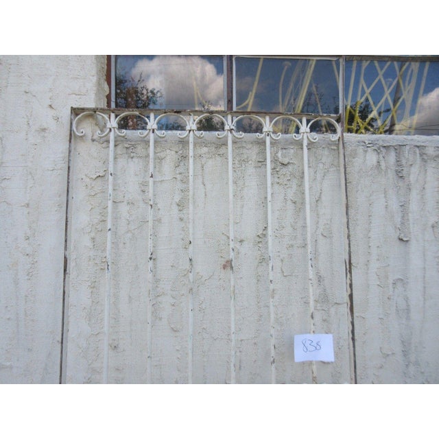 Victorian Antique Victorian Iron Gate Window Garden Fence Architectural Salvage #838 For Sale - Image 3 of 7