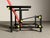 Gerrit Rietveld Red and Blue Chair by Gerrit Rietveld for Gerard Van De Groenekan, 1970 For Sale - Image 4 of 13