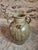 Ceramic Large 19th Century French Terracotta Oil Pot with Green Glaze Auvergne For Sale - Image 7 of 13