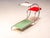 20th Century Bauhaus Tubular Steel Flower Stand with Colored Glass Shelves by Emile Guyot, Czechoslovakia, 1950 For Sale - Image 4 of 6