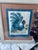 1970s Margarita Galetar 3d Paper Relief Etching "Gallo Azul" - Framed 31x27” For Sale - Image 10 of 12