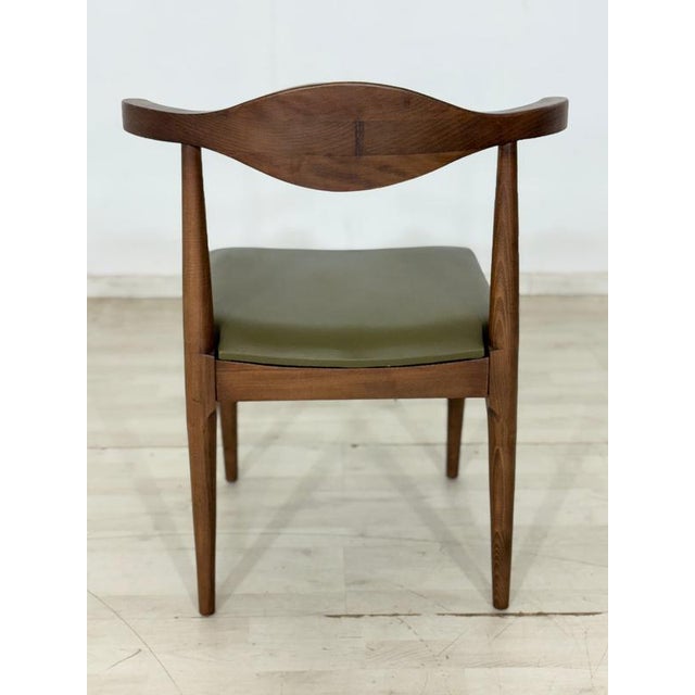 Brown Vintage Living Room Chair in Walnut For Sale - Image 8 of 9