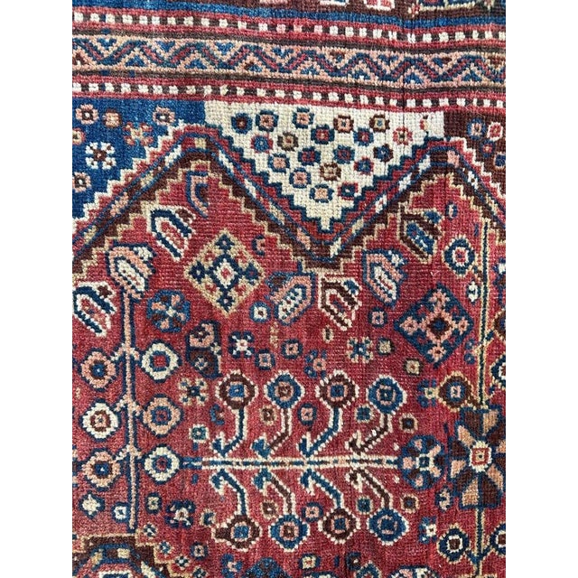 Antique Qashqai Rug, 1890s For Sale - Image 15 of 18