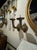 Elegant pair of 19th century Italian carved and parcel gilt one armed wall sconces. Great for a traditional look! The...