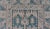 Textile Blue and Cream Turkish Oushak Rug Vintage With All-Over Motif Design 3'11"x6'3" For Sale - Image 7 of 10