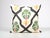 White and Black Geometric Ikat Pillow Cover For Sale - Image 10 of 13