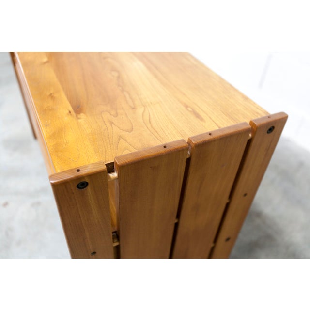 Low Elm Cabinet with Drawer from Maison Regain, 1960s For Sale - Image 17 of 18
