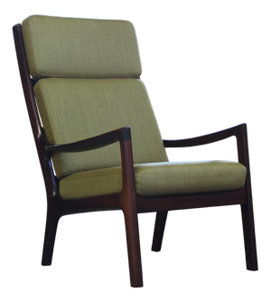 Vintage Senator Lounge Chair in Mahogany by Ole Wanscher for Cado, 1960s