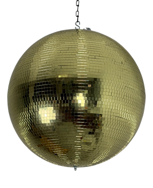 Large Yellow Sphere Disco Ball, 1980s