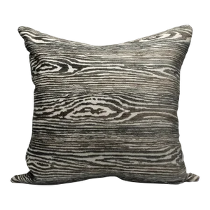 The House of Scalamandré Muir Woods Pillow, Graphite