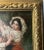 Victorian Antique Victorian French Continental Gilt Framed Genre Scene Oil Painting Mother & Child Picking Grapes For Sale - Image 3 of 9