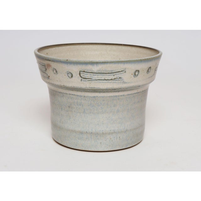 Studio ceramic planter/vase by ceramicist, Deanna Nichols (b. 1942-2017, Missouri). Holding a BFA from Kansas City Art...