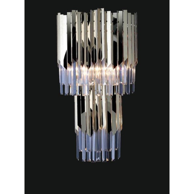 Collection Andromeda Chandelier in Metal and Glass by Jago For Sale - Image 6 of 8