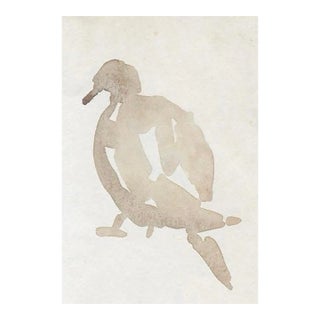 1940s Helen Beacham Bird Miniature Painting For Sale