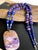 Statement Charoite and Lapis Lazuli Necklace With Sculptural Charoite Pendant a Wearable Work of Art For Sale - Image 13 of 18