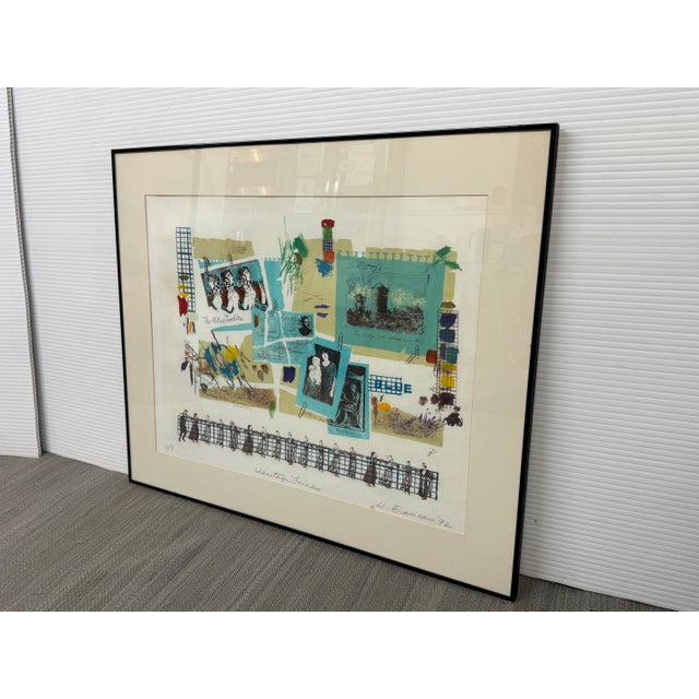Abstract Sherana Harriette Francis Heritage Lines Lithograph, Signed For Sale - Image 3 of 12
