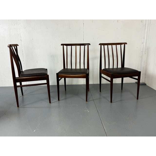 Mid-Century Modern Danish Rosewood Dining Chairs from AWA Meubelfabriek, 1960s, Set of 3 For Sale - Image 3 of 10