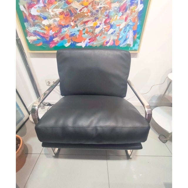 Chair on leatherette and metal. Brand new condition. I have official proof of authenticity such as vintage catalogs,...