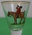 Set X 4 Abercrombie & Fitch X Frank Vosmansky Hand Painted Fox Hunter Cocktail Glasses For Sale - Image 4 of 6