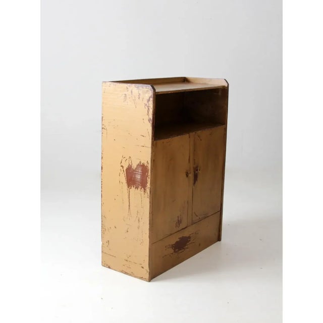 French Country Antique Primitive Cabinet For Sale - Image 3 of 12