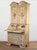 Vintage Italian Venetian Hand Painted Secretary Desk W/ Bookcase Top For Sale - Image 6 of 17