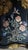 Exquisite Pietra Dura (Pietra Dure) Rendition of Flowers, Birds, Butterflies, Framed With Lovely Shaped Wood Frame With Molded Flowers, by N. Luedtke For Sale - Image 15 of 15