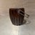 1950s Aldo Tura Macabo Cusano Wood Basket Brass Handle Milano Italy For Sale - Image 12 of 13