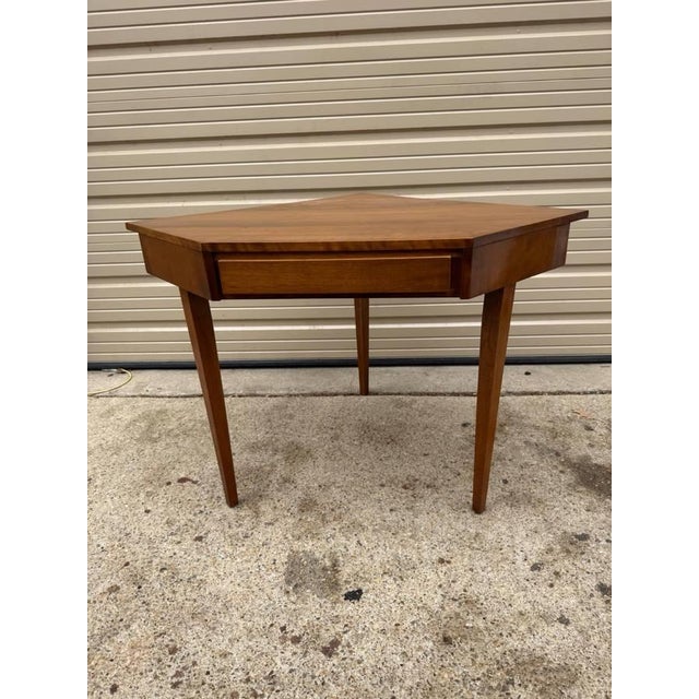 Late 20th Century Mid Century Connalt Ball Corner Writing Table Desk For Sale - Image 5 of 11