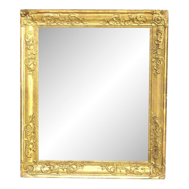 Antique Newcomb-Macklin School Arts & Crafts 1st-Finish Gilt Wood Frame, Circa 1910 For Sale