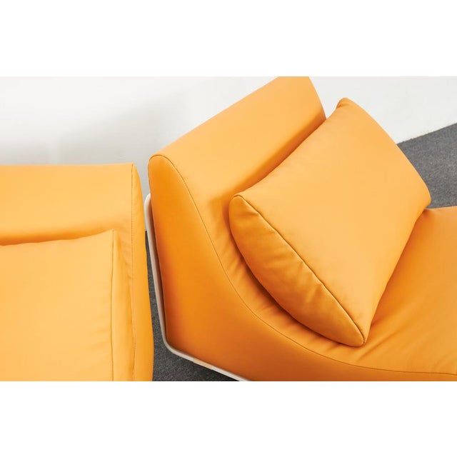Yellow Mid-Century Space Age Orbis Plywood Lounge Chairs by Luigi Colani for Cor, 1972, Set of 2 For Sale - Image 8 of 18