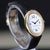 1990s Bvlgari Ovale Ov32g Factory Diamond Bezel 18k Yellow Gold Watch Circa 1990s For Sale - Image 5 of 14