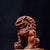 Wood Vintage Boxwood Carved Guardian Lion Figure – Seated Foo Dog on Rectangular Base For Sale - Image 7 of 9