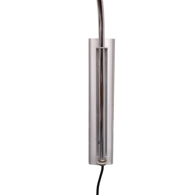 Metal Space Ace Double Arc Wall Lamp from Dijkstra Lampen, 1970s For Sale - Image 7 of 11
