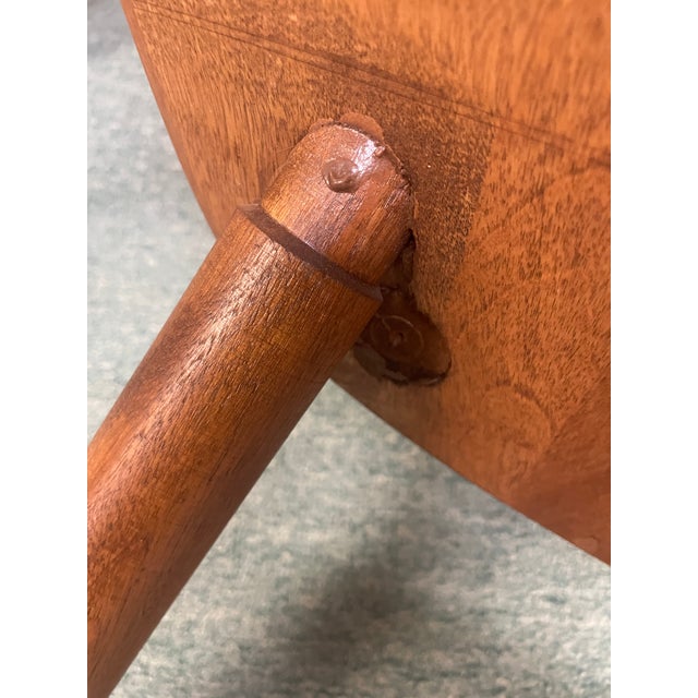 1930s Cushman Colonial Creations Searsburg Rock Maple Arm Chairs Set of 6 For Sale - Image 10 of 12