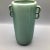 1940s Weller Pottery Wild Rose Double Loop Handled Vase For Sale - Image 5 of 13
