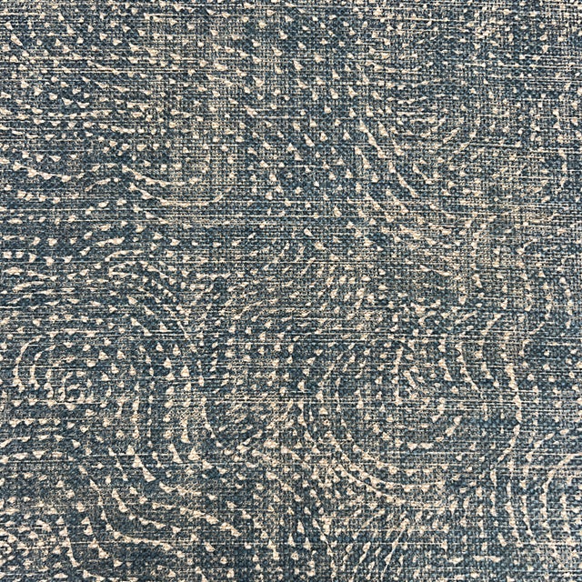 Fermoie Ink Blue Cotton Linen Heavyweight Fabric - 1 1/2 Yards