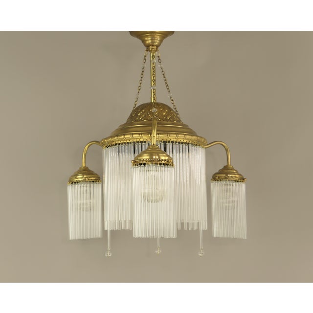 Viennese Coffee House Hanging Lamp, 1919 For Sale - Image 5 of 7