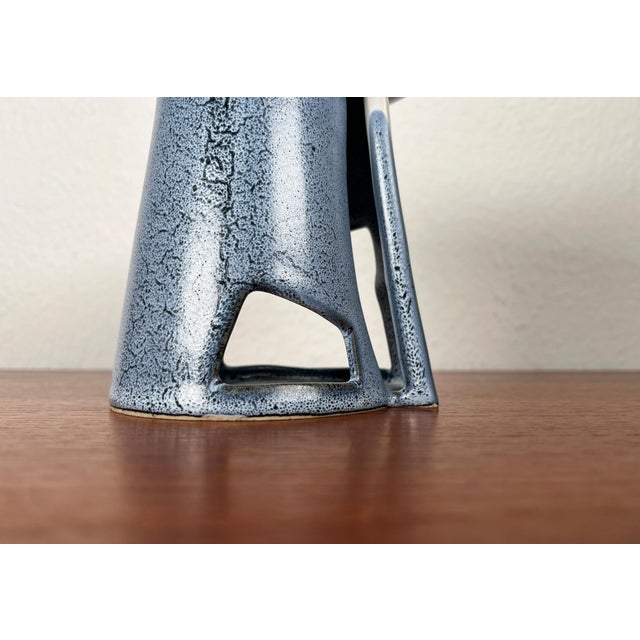 Postmodern German Studio Pottery Abstract Candleholder and Aroma Lamp, 1980s For Sale - Image 6 of 18