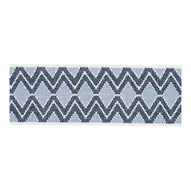SAMPLE - Schumacher X A Rum Fellow Pinula Tape In Tide For Sale
