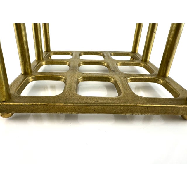 Vintage Mid-Century Brass Arched Letter Holder For Sale In Little Rock - Image 6 of 12