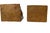 1990s Set of 2 Solid Wood Gold Gilt Hand Carved Corbels Wall Bracket Shelves For Sale - Image 5 of 6