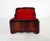 Small Handcrafted Triple Hump Leather Jewelry Box Italy For Sale In Cincinnati - Image 6 of 10