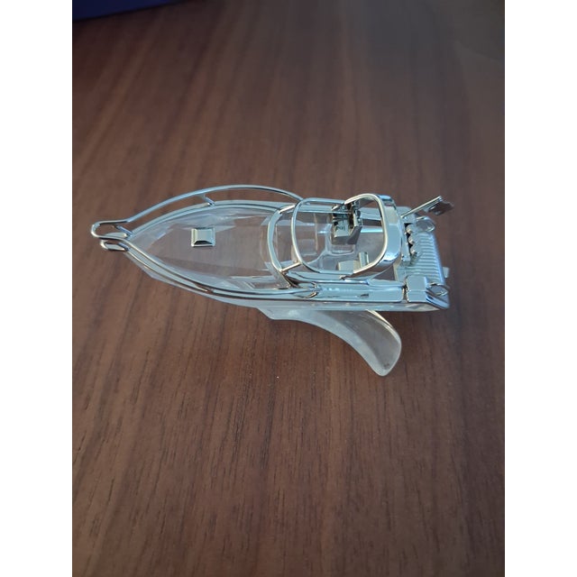 Swarovski Swarovski Crystal Memories Power Boat Figurine For Sale - Image 4 of 10
