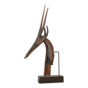 51" Grand Antique Bamana Gazelle Headdress