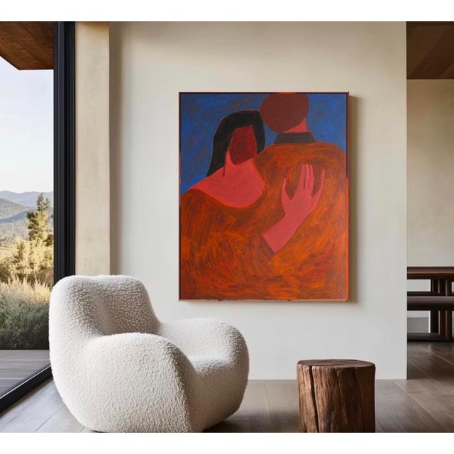 Bodasca, Near You Blue Version, 2026, Acrylic on Canvas For Sale - Image 10 of 12