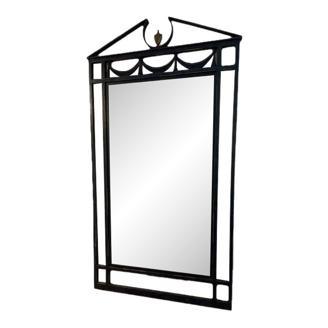 1990s Vintage and Wrought Iron Mirror For Sale