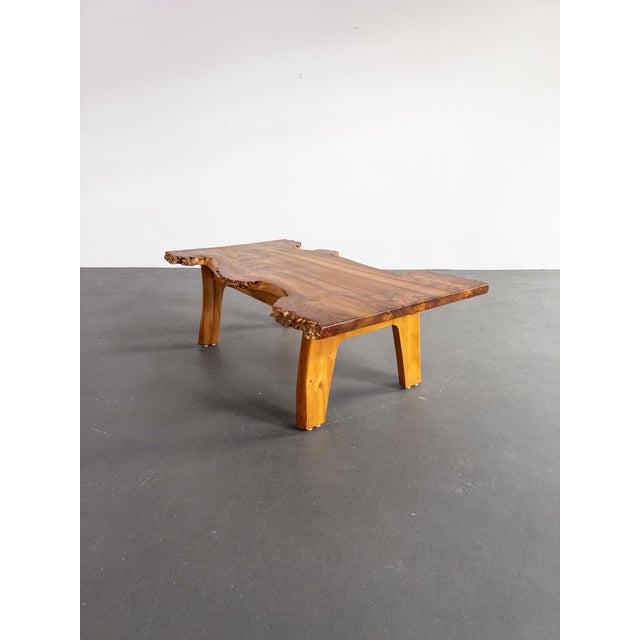 Sculptural Burl Wood Coffee Table by Söwe Konst, Sweden, 1970s For Sale - Image 10 of 13