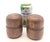 Mid 20th Century Teak Wood Salt and Pepper Shakers, a Pair For Sale In Miami - Image 6 of 9