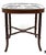 1980s Chinoiserie Platter on Faux Bamboo Stand For Sale - Image 6 of 16