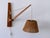 Mid-Century Modern Mid-Century Modern Swing Teak & Sisal Wall Light, Denmark, 1960s For Sale - Image 3 of 18